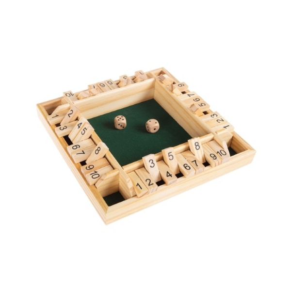 Toy Time Toy Time 4-Player Wooden Shut the Box Game Set 621832LLX - main